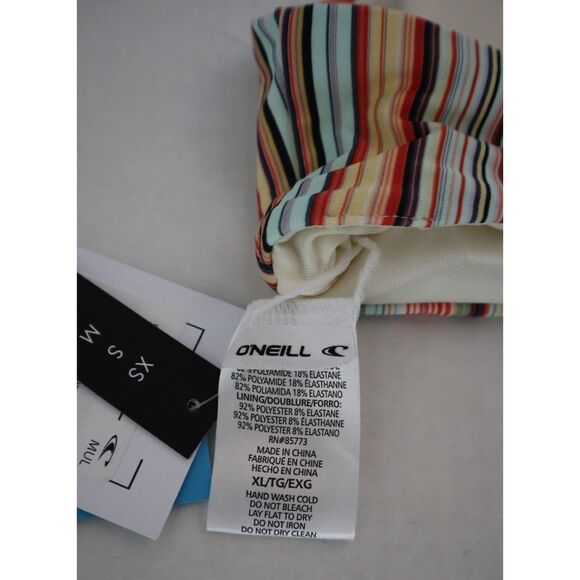 O'Neill Sz XL Striped Sundance Hermosa Surf Top/Cheeky Bottom 2-Pc Bikini Set$85 - Picture 7 of 9